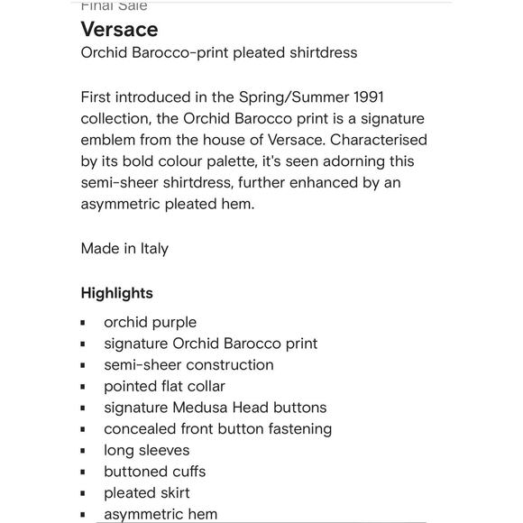 NWT Versace 40 US 4 Runway SS23 Plisse Dress All Over Orchid Purple $5,425 - Picture 14 of 16